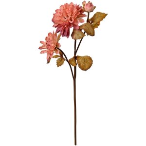 Clayre & Eef 6PL0387P Kunstbloem Roze Bruin 66 cm