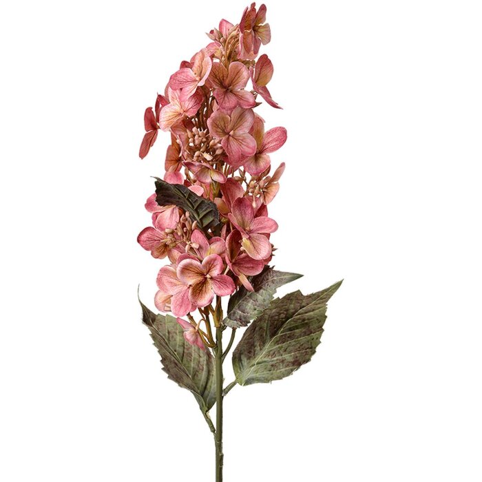 Clayre & Eef Decoratieve Takken Bloemen Roze Groen 10x8x71 cm Kunststof