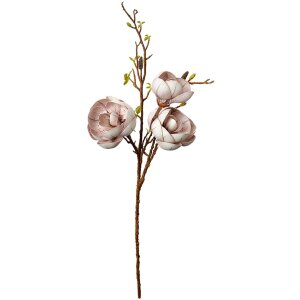 Clayre & Eef Decoratieve Tak met Bloemen Beige Bruin...