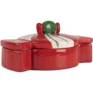 Clayre & Eef 6CE2148 Voorraadpot met deksel Keramisch...