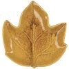 Clayre & Eef 6CE2151 Kom Blad Botanisch Ontwerp Geel 14x13x2 cm Keramiek