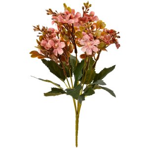 Clayre & Eef 6PL0380PA Kunstbloem paars-groen 10x10x33 cm