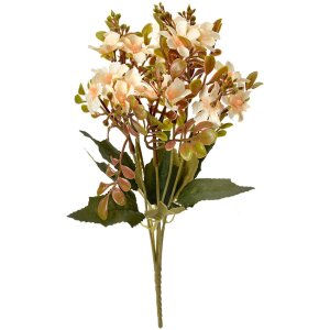 Clayre & Eef 6PL0380Y Kunstbloem geel-groen 10x10x33 cm