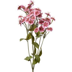Clayre & Eef decoratieve tak roze bloemen 8x8x63 cm...