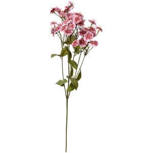 Clayre & Eef decoratieve tak roze bloemen 8x8x63 cm plastic levensecht