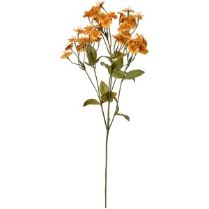Clayre & Eef decoratieve tak gele bloemen 63 cm plastic levensecht