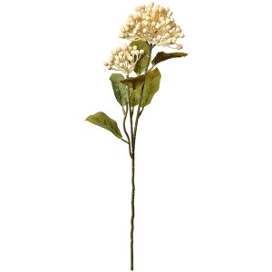 Clayre & Eef 6PL0386W Kunstbloem Beige Groen 8x7x53 cm Kunststof