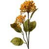 Clayre & Eef 6PL0386Y Kunstbloem Geel Groen 8x7x53 cm Kunststof