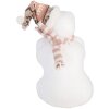 Clayre & Eef 66120 Decoratie IJsbeer Wit Roze 11x11x18 cm