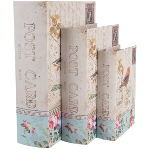 Clayre & Eef 66257 Opbergdoos Set van 3 Antiek Design...