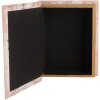 Clayre & Eef Opbergdozen Parijs Set van 3 Beige Blauw Vintage Boeken