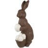Clayre & Eef 5MG0055 Decoratie Konijn Bruin Wit 47x25x82 cm Landelijke stijl