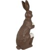 Clayre & Eef 5MG0055 Decoratie Konijn Bruin Wit 47x25x82 cm Landelijke stijl