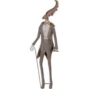 Clayre & Eef Decoratieve Figuur Rendier Landelijke...