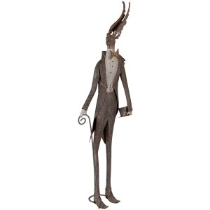 Clayre & Eef Decoratieve Figuur Rendier Landelijke Stijl 84 cm