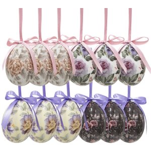 Clayre & Eef 65903 Decoratie hanger eierset 12...