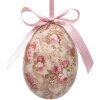 Clayre & Eef 65905 Decoratie hang eieren set 12 vintage look Ø 4x5 cm