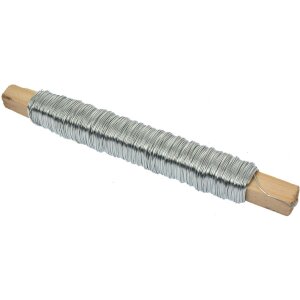 Clayre & Eef IJzerdraad Zilver 2mm 50m Spoel 14cm