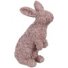 Clayre & Eef 6PR5149 Decoratie Konijn Roze 19x11x26 cm Polyresin