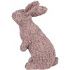 Clayre & Eef 6PR5149 Decoratie Konijn Roze 19x11x26 cm Polyresin