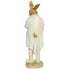 Clayre & Eef 6PR5448 Decoratie Konijn Polyresin Beige Groen 15x12x33 cm