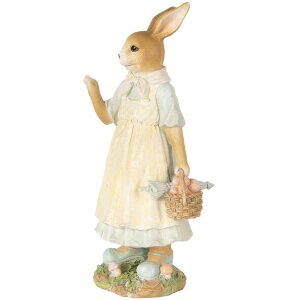 Clayre & Eef 6PR5449 Decoratie Konijn Beige Geel 15x12x32 cm