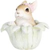 Clayre & Eef 6PR5450 Decoratie Konijn Beige Groen 12x12x12 cm