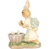 Clayre & Eef 6PR5452 Decoratie Konijn 10x6x13 cm Polyresin Beige Geel