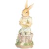 Clayre & Eef 6PR5452 Decoratie Konijn 10x6x13 cm Polyresin Beige Geel