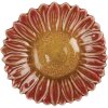 Clayre & Eef 6CE2158 Kom Bloem Rood Geel Ø14x3cm