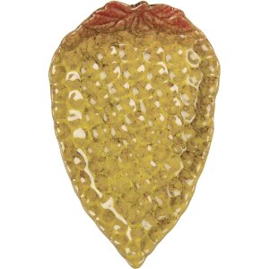Clayre & Eef Keramische Schaal Druiven Geel 15x10x2...