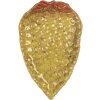 Clayre & Eef Keramische Schaal Druiven Geel 15x10x2 cm glanzend Decoratieve Schaal