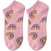Juleeze JZSSK0035 sokken roze regenboogmotief maat 3641