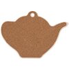 Clayre & Eef 6CE2055 Keramieken Pannendekker Blauw Violet 24x17 cm