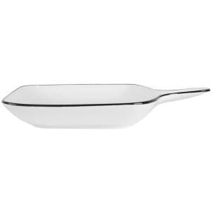 Clayre & Eef 6CE2168 Keramische Kom 23x17x3 cm Wit...
