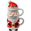 Keramiek kerstmanbeker Santa Claus 300/375ml landhuisstijl