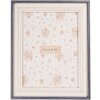 Clayre & Eef Foto frame Wit Blau 10x15 cm Plattelandstype MDF hout en glas
