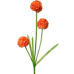 Clayre & Eef 5PL0132O Decoratie Tak met Bloemen Oranje 12x8x84 cm