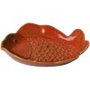 Clayre & Eef 6CE2162 Schaal Vis Keramiek Oranje 16x11x3 cm