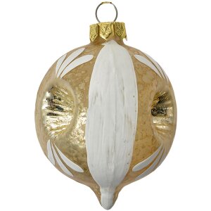 Clayre & Eef 6GL4708 Kerstboom kerstbal glas grijs...