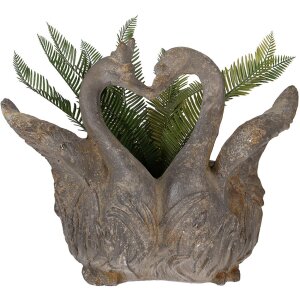 Clayre & Eef 5MG0058 Decoratie Bloempot Grijsbruin 49x27x37 cm