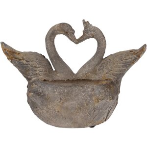 Clayre & Eef 5MG0058 Decoratie Bloempot Grijsbruin 49x27x37 cm