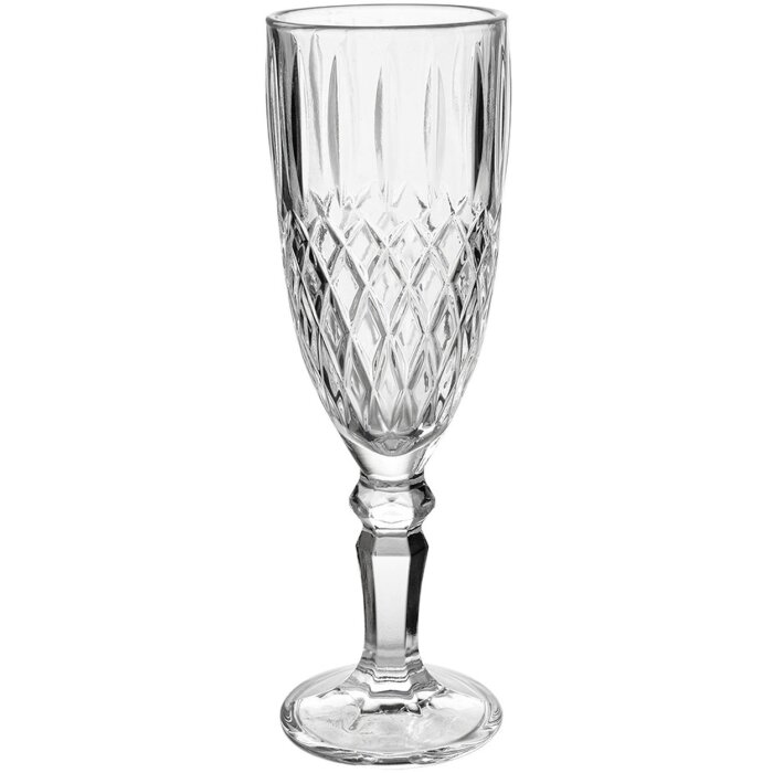 Clayre & Eef 6GL4726 Champagneglas Ø6x19cm 150ml Transparant Glas