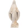 Clayre & Eef Mariabeeld Standbeeld Beige Bruin 17x12x41 cm