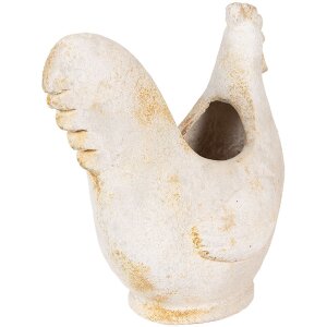 Clayre & Eef 6MG0115 Decoratie Bloempot Beige Bruin 36x18x35 cm