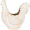 Clayre & Eef 6MG0115 Decoratie Bloempot Beige Bruin 36x18x35 cm