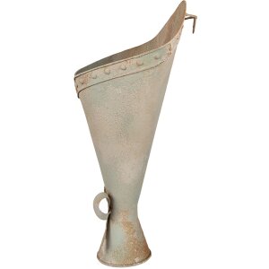 Clayre & Eef bloempot ijzer groene tinten vintage look 50 cm
