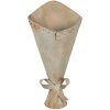 Clayre & Eef bloempot ijzer groene tinten vintage look 50 cm