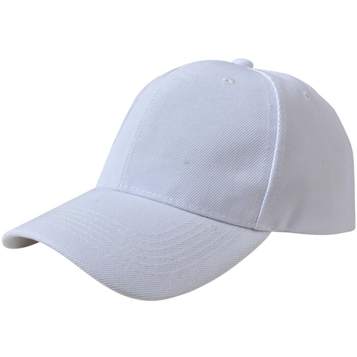 Juleeze JZCAP0012W Witte peaked cap 57 cm 100% polyester tijdloos ontwerp