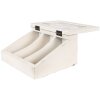 Clayre & Eef 6H2398 Theeblik Antiek Wit 18x16x9 cm